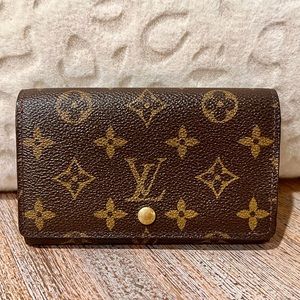 Authentic Louis Vuitton ‘96 Vintage Porte-Monnaie Billets Tresor Monogram Wallet